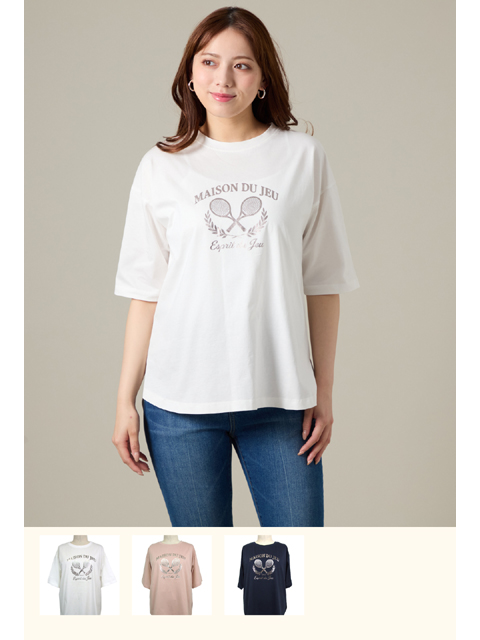 dtb0225：シルケットテニスロゴTシャツ【早得+570ポイント】【ALDILA】