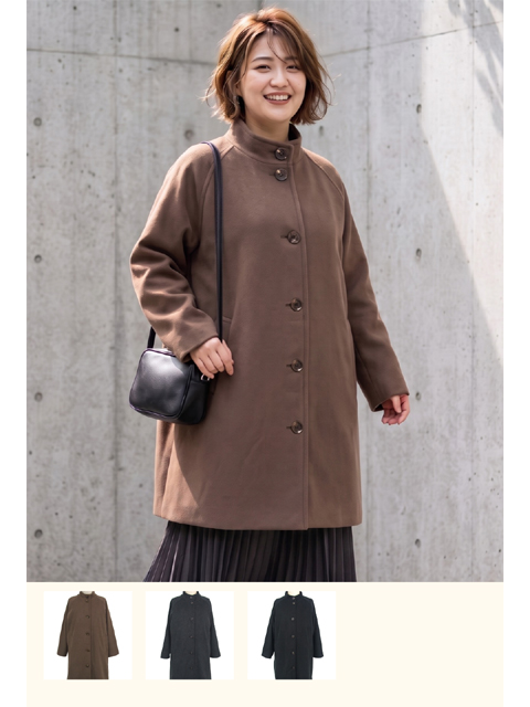 djc0725：ダウン裏ウール混モッサーコート【11/2上り予定】【早得+1852ポイント】【SEPIA】