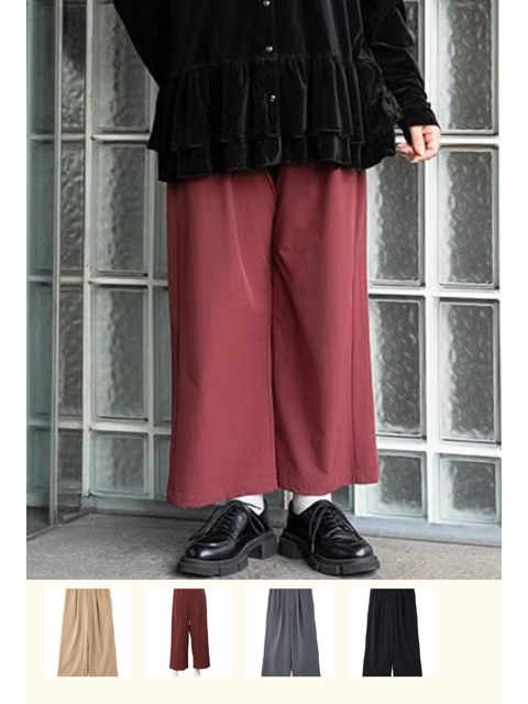 dtc0290：ノビリティワイドパンツ【早得+750ポイント】【AS KNOW AS olaca】