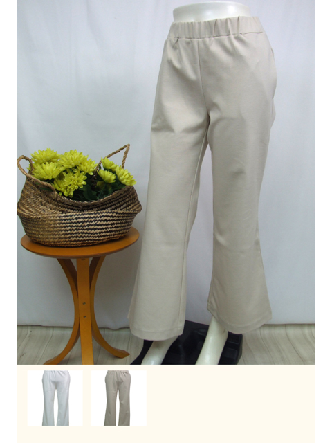 dbb0575：アドニスポンチフレアパンツ【QUINTY】