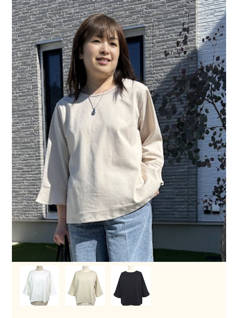 dtb0280：アドニスポンチ袖フリルプルオーバー【早得+712ポイント】【QUINTY】