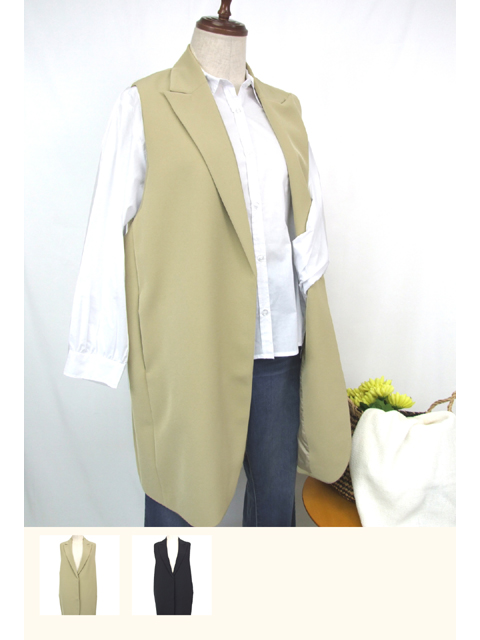 db0200：テーラーロングジレ【再販】【LA COUPE】