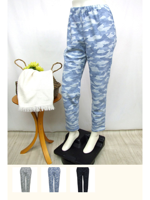 dbb0185：カモフラ柄ストレッチレギパン【早得+617ポイント】【QUINTY】