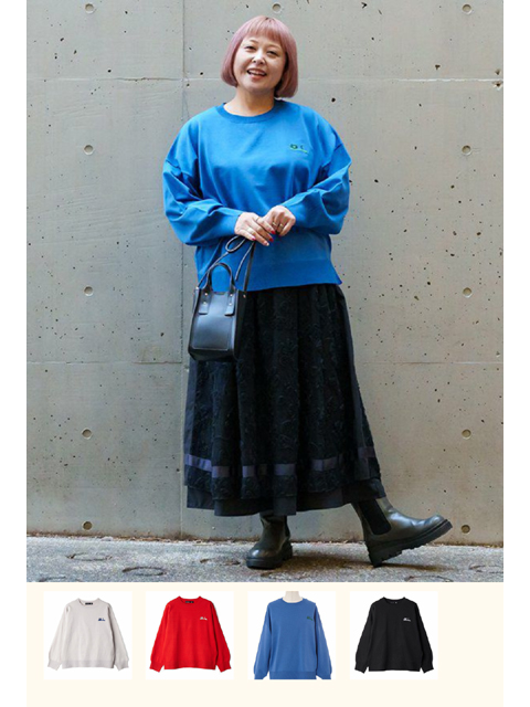 アズノウアズ オオラカ 残り物には福来たるOP サイズ5 インディゴ　新品未使用 AS KNOW AS olaca|アズ ノゥ アズ オオラカの大きいサイズレディース