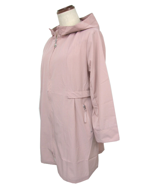 djb8025：フード付撥水ストレッチコート【再生産＆予約12/末】【春物