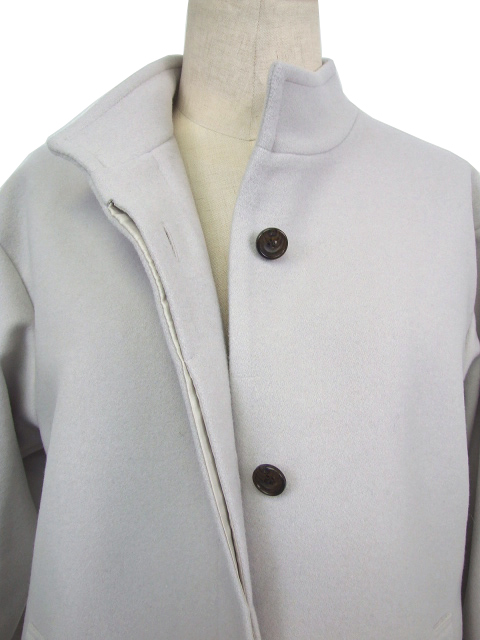 dja1035：スタンド襟ウールコート【LA COUPE】｜エルクロース