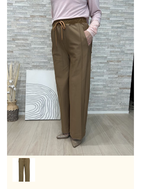 dba0940：裏起毛ヒートエフェクトジャージーワイドパンツ【早得+845ポイント】【ALDILA】