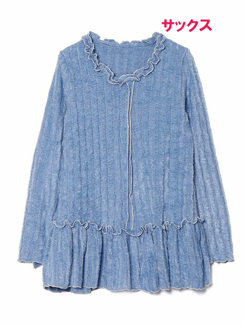 dta0755：ホワホワレースメロープルオーバー【AS KNOW AS olaca