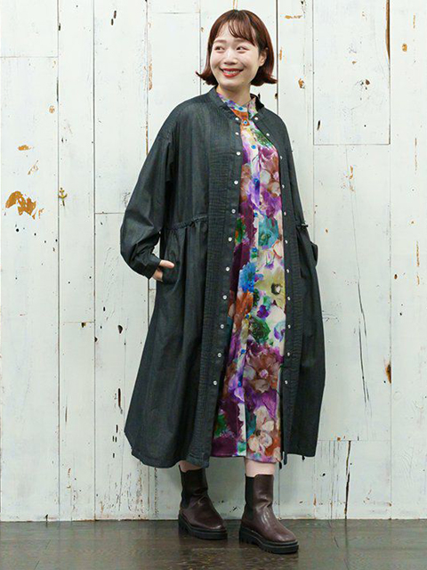 アズノウアズ　オーラカ　ワンピース　残り物には福来たる　デニム レース 残り物には福来たるシリーズ - AS KNOW AS | アズノゥアズ