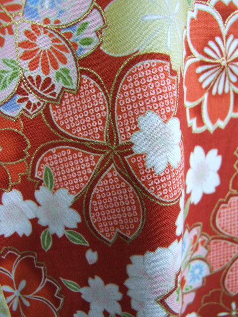 dta0450：古典和調桜柄チュニック【ORIGAMI TOKYO】｜エルクロース