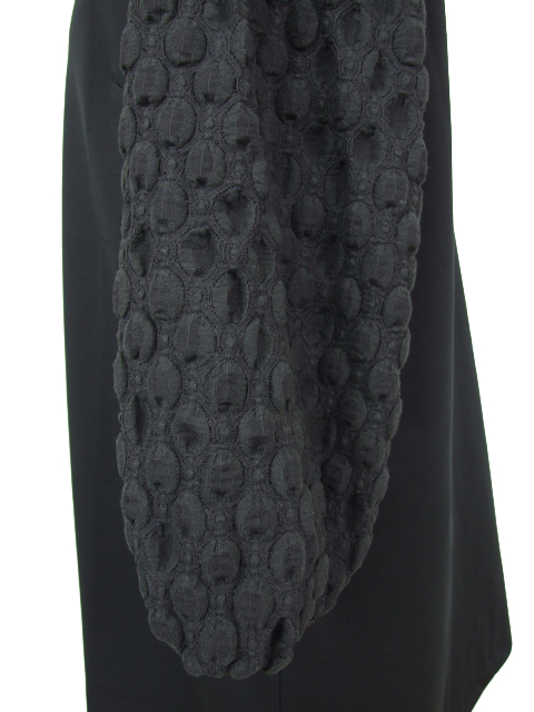 dta0425：ラッセルレース袖オーガニックプレーティングチュニック