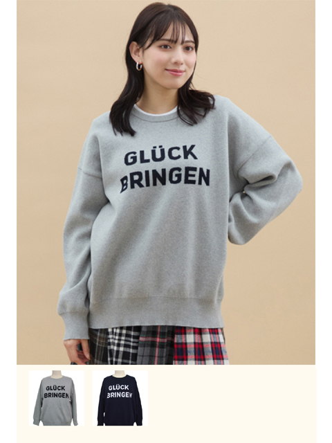 dta0280：ジャガードロゴニットプルオーバー【ALDILA】