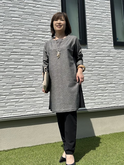 SOUTHGATE ポタニカルプリント Aライン チュニック M ボタニカル刺繍チュニック / チュニック | エスニック
