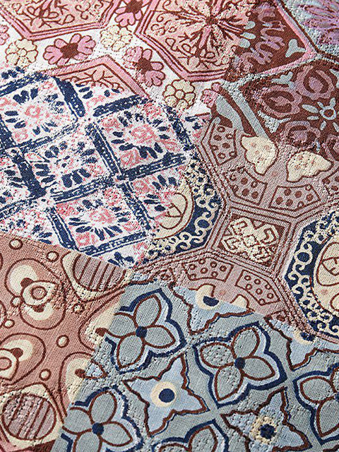 cbz0350：ドビーにタイルみたいスカ―ト【AS KNOW AS olaca