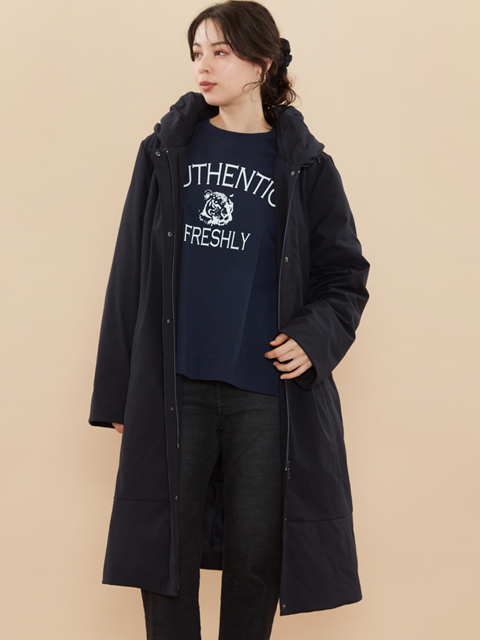 週末値引 美品 レオナール 極軽量 柔らか一重コート 11号 40 週末値引