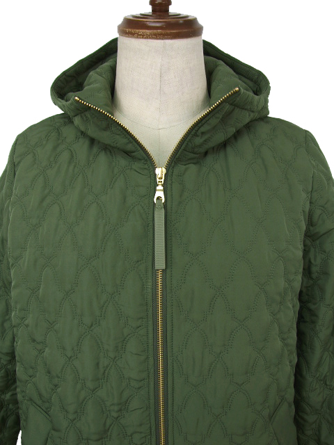 cjy0955：フード付きキルティングブルゾン【SEPIA】｜エルクロース