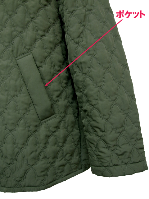 GRAVIS キルティングフード付きウェア cjy0955：フード付きキルティングブルゾン【SEPIA】｜エルクロース