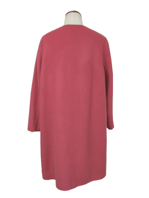 cjw1230：ノーカラーウールコート【LA COUPE】｜エルクロース