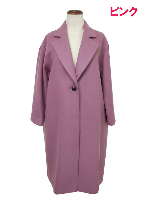 定価 ¥88,000 ハウスオブロータス　ノーカラーバレルラインリバーコート 定価 ¥88,000 ハウスオブロータス ノーカラーバレルラインリバーコート