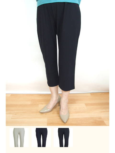 dbb0645：メリルハイテンション半端丈パンツ【2026/4/中旬】【予約特典 + 612ポイント】【LACOUPE】