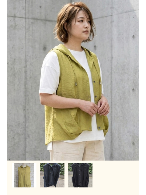 dtb8740：コットンフード付きベスト【2026/4/中旬】【予約特典807ポイント】【ALDILA】