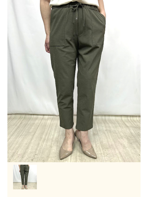 dbb8610：紐付きテーパードパンツ【2026/5/中旬】【予約特典712ポイント】【LA COUPE】