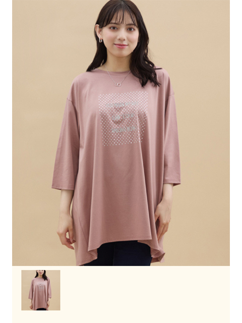 dta8300:ロゴ入りボックスタックロングTシャツ【2025/8/上旬】【予約特典570ポイント】【ALDILA】